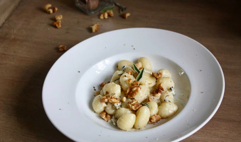 Blue cheese gnocchi