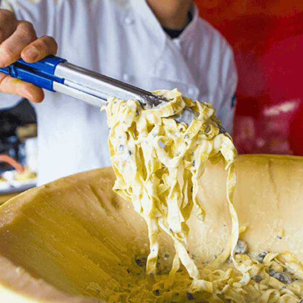 Pasta Evangelists - Where to find London’s Best Pasta Restaurants - cheese wheel