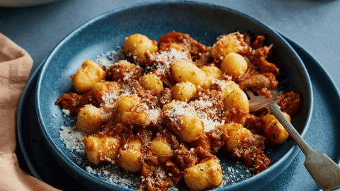 Gnocchi with lamb ragú