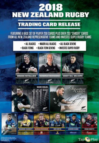 2018 TapnPlay New Zealand Rugby Trading Card Collection