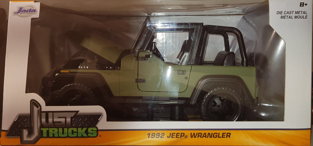 1992 Jeep Wrangler, Just Trucks, 1:24 Diecast Vehicle — Ja Ja's Collectables