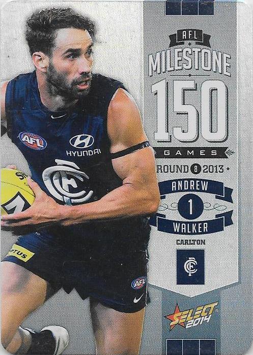 Andrew Walker, 150 Game Milestone, 2014 Select AFL Champions