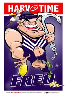 Fremantle Dockers Harv Time Posters