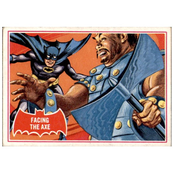 Facing the Axe, Red Bat, Batman Puzzle Cards, 1966 National Periodical — Ja  Ja's Collectables