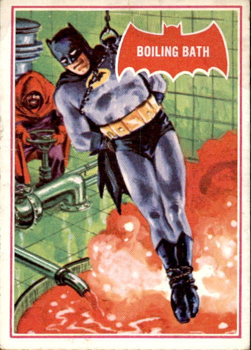 Boiling Bath, Red Bat, Batman Puzzle Cards, 1966 National Periodical P — Ja  Ja's Collectables