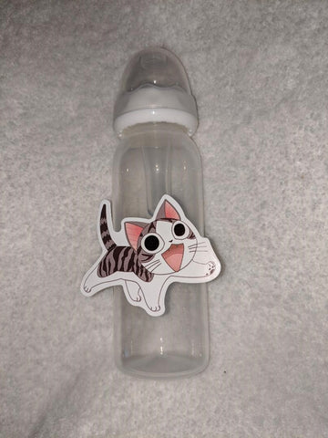 Kitty Cat Cartoon 9OZ BABY BOTTLE WITH ADULT TEAT BB2389