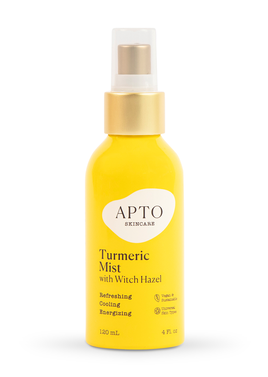 APTO Skincare Brume au Curcuma et à l'hamamélis, Végan & Non Testé sur des  Animaux, 4 fl. oz. Brume Hydratante pour le Visage 