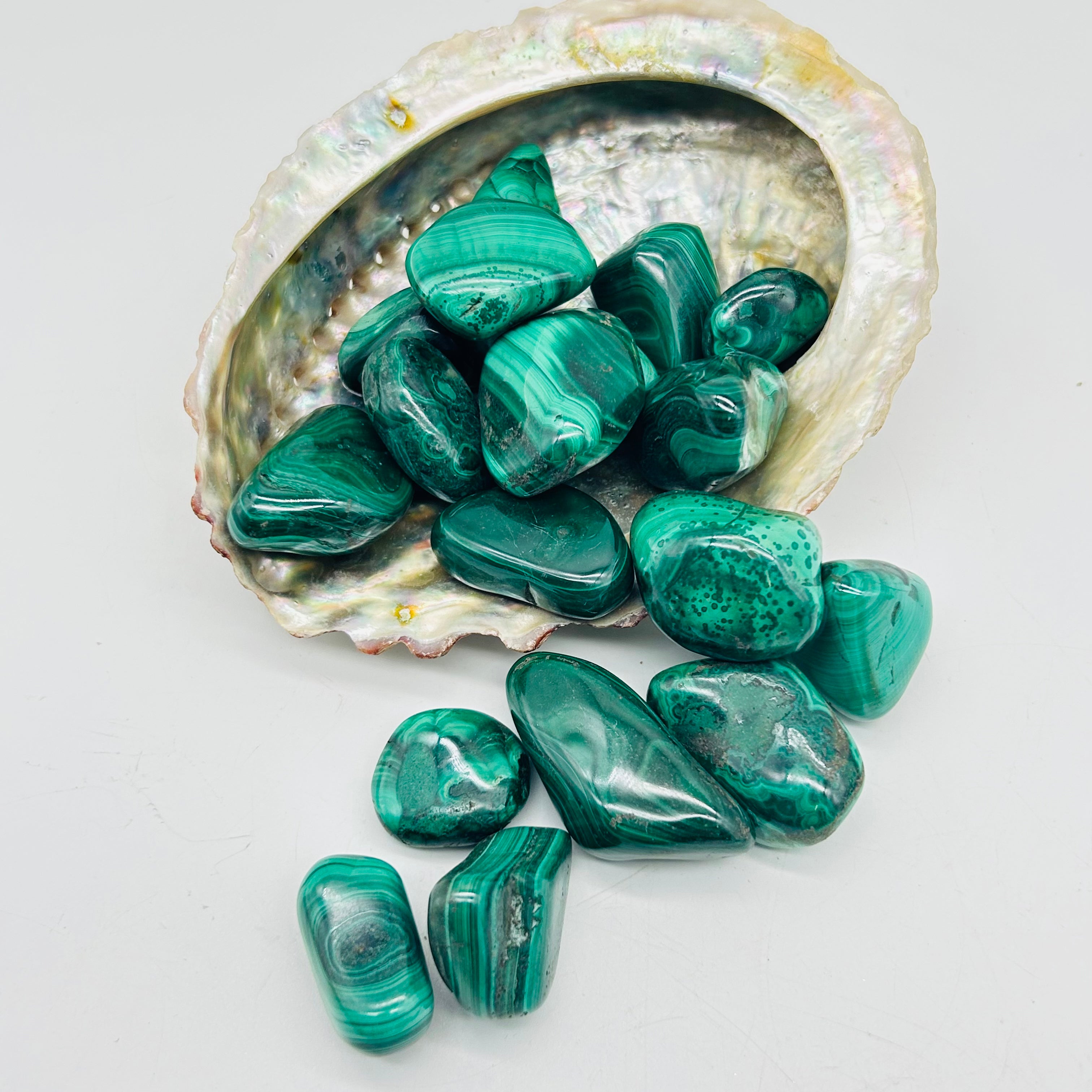 Malachite Tumbled