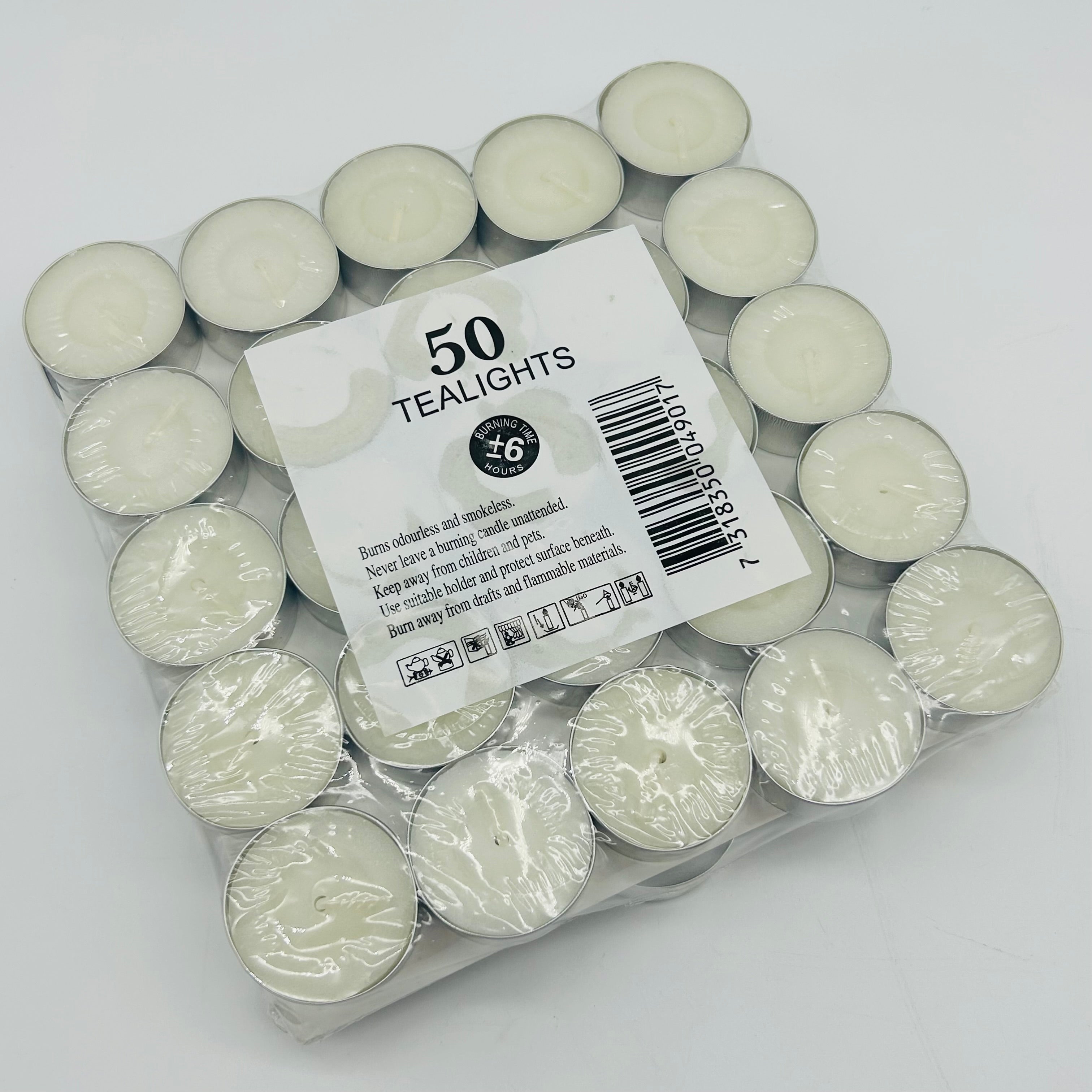 50 Pack Tea Lights