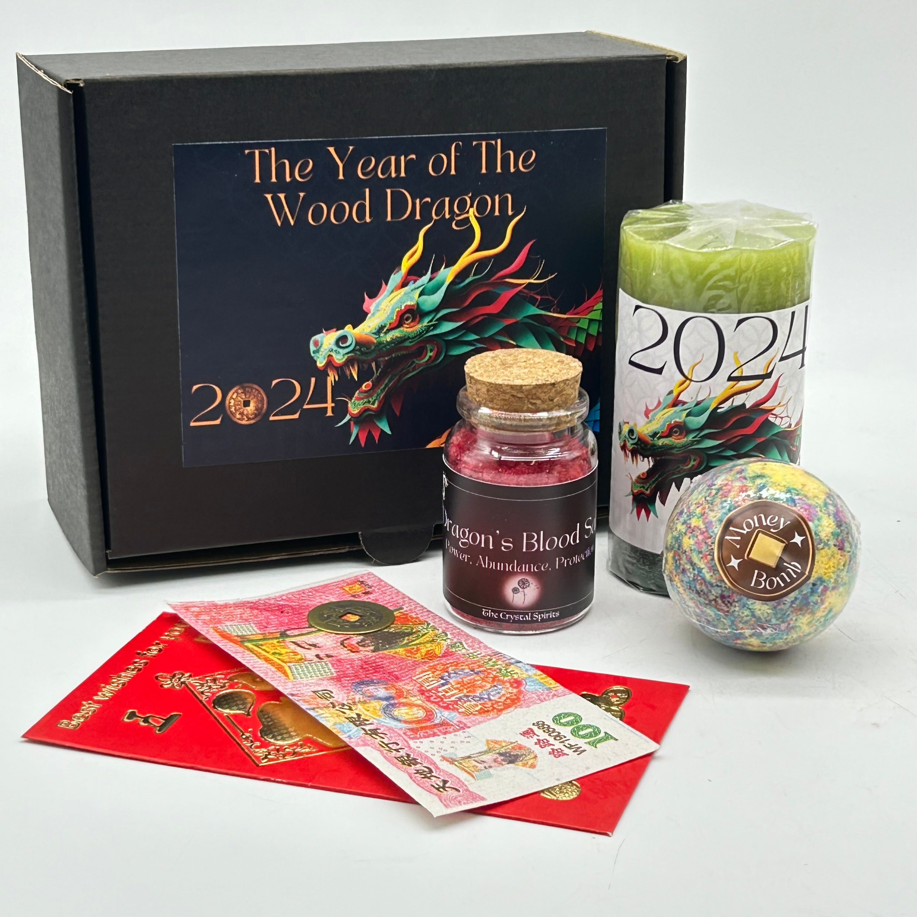 Wood Dragon 2024 Candle of Prosperity and Abundance Activation Kit