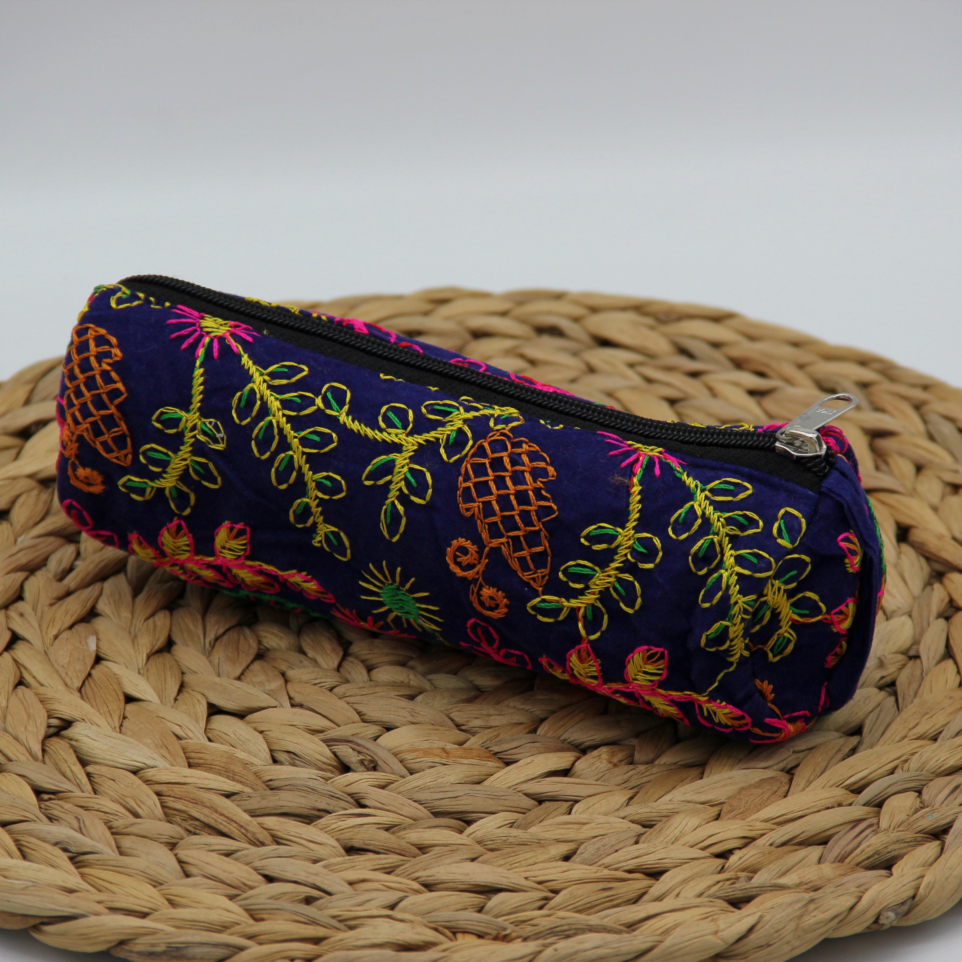 Embroidered Pencil Bag