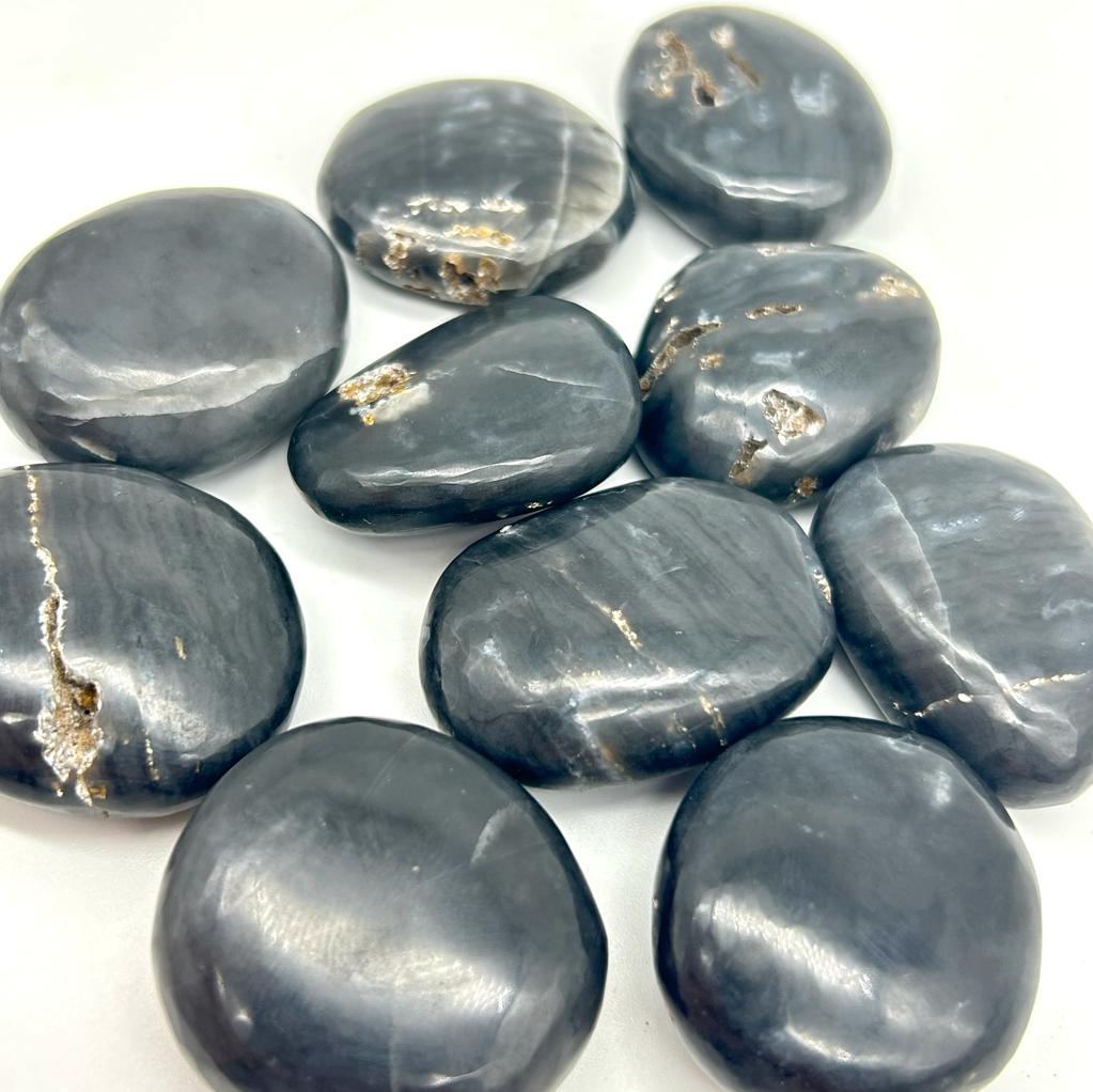 Tumbled Black Onyx Crystal Orbs