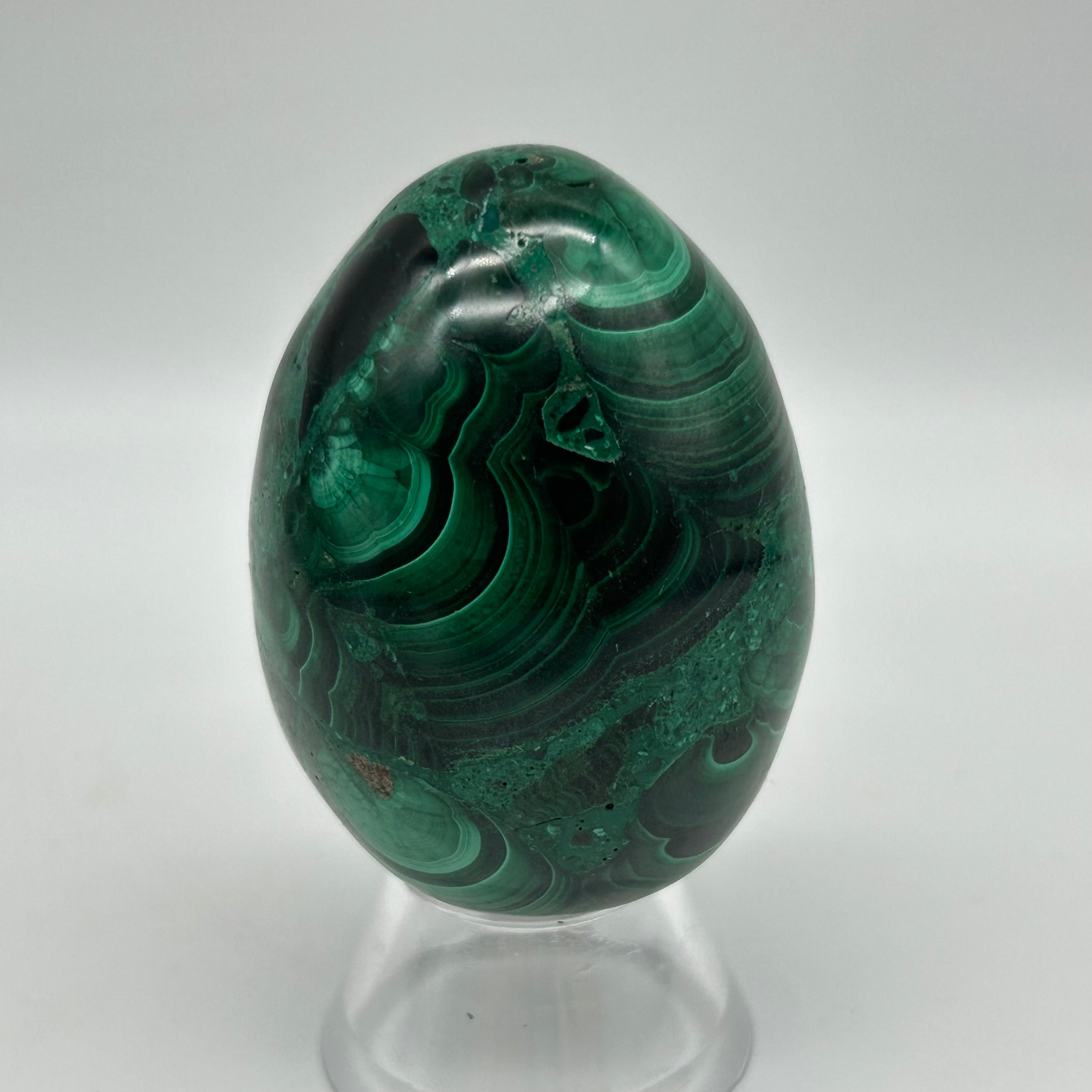 Malachite Crystal Egg