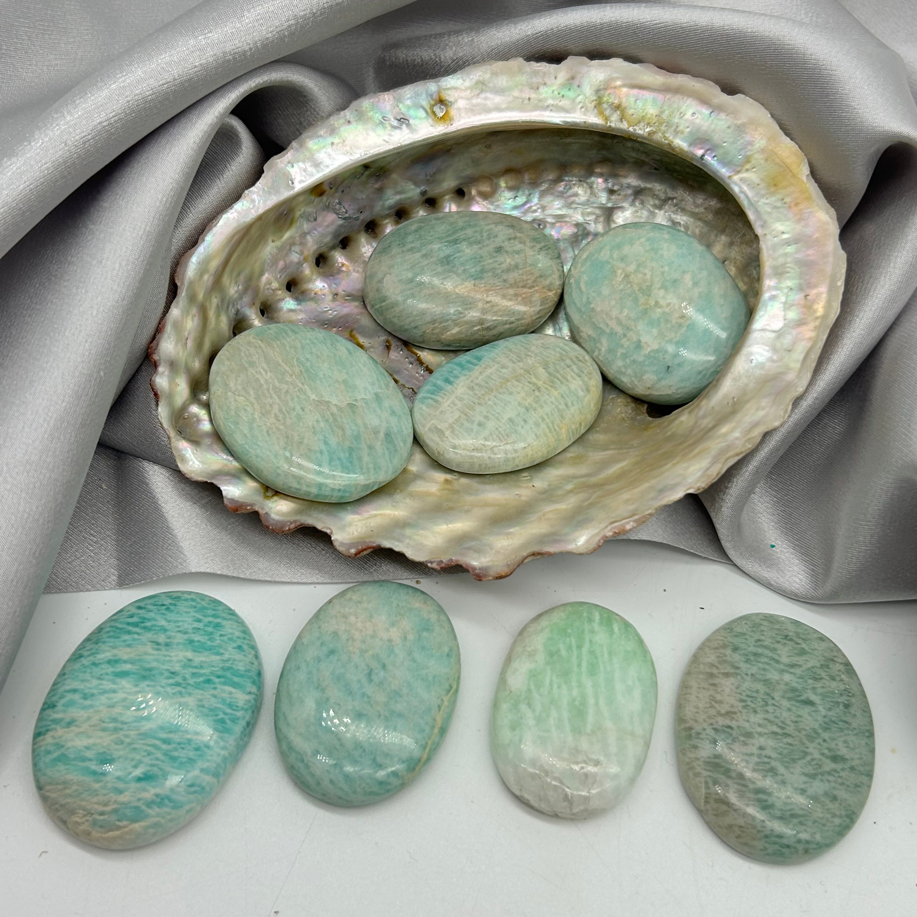 Tumbled Amazonite Worry Stone