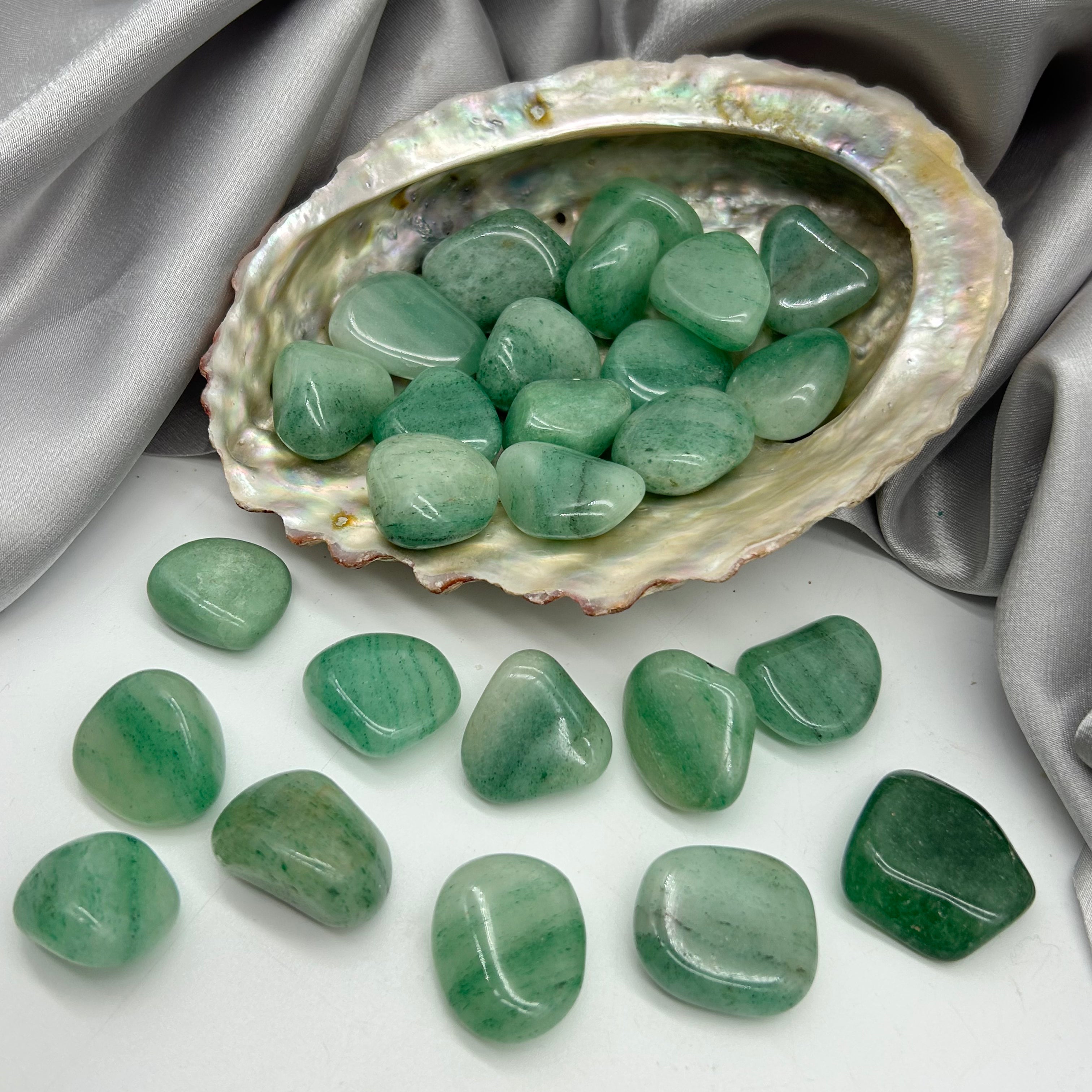 Tumbled Green Aventurine