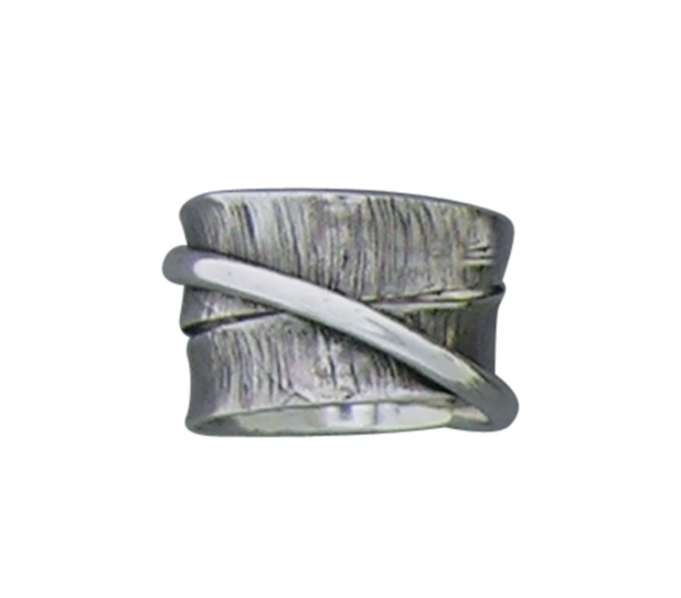 AO 11284 OXIDIZED WRAP RING