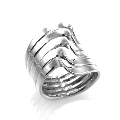 MM M8-7 9 WAVES RING