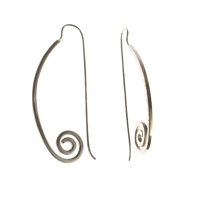 MM M1-1521 8 LONG SPIRAL EARRINGS