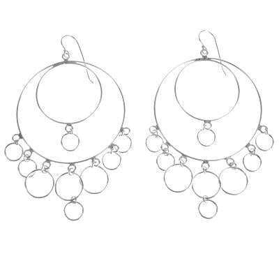 MM M1-72 OPN CIRCLES CHANDELIER EARRINGS