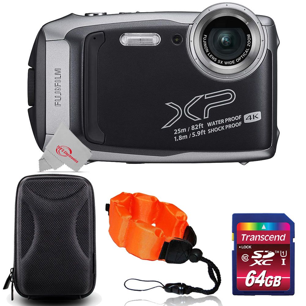 Fujifilm Finepix XP140 16.4MP Waterproof Shockproof Digital Camera Sil