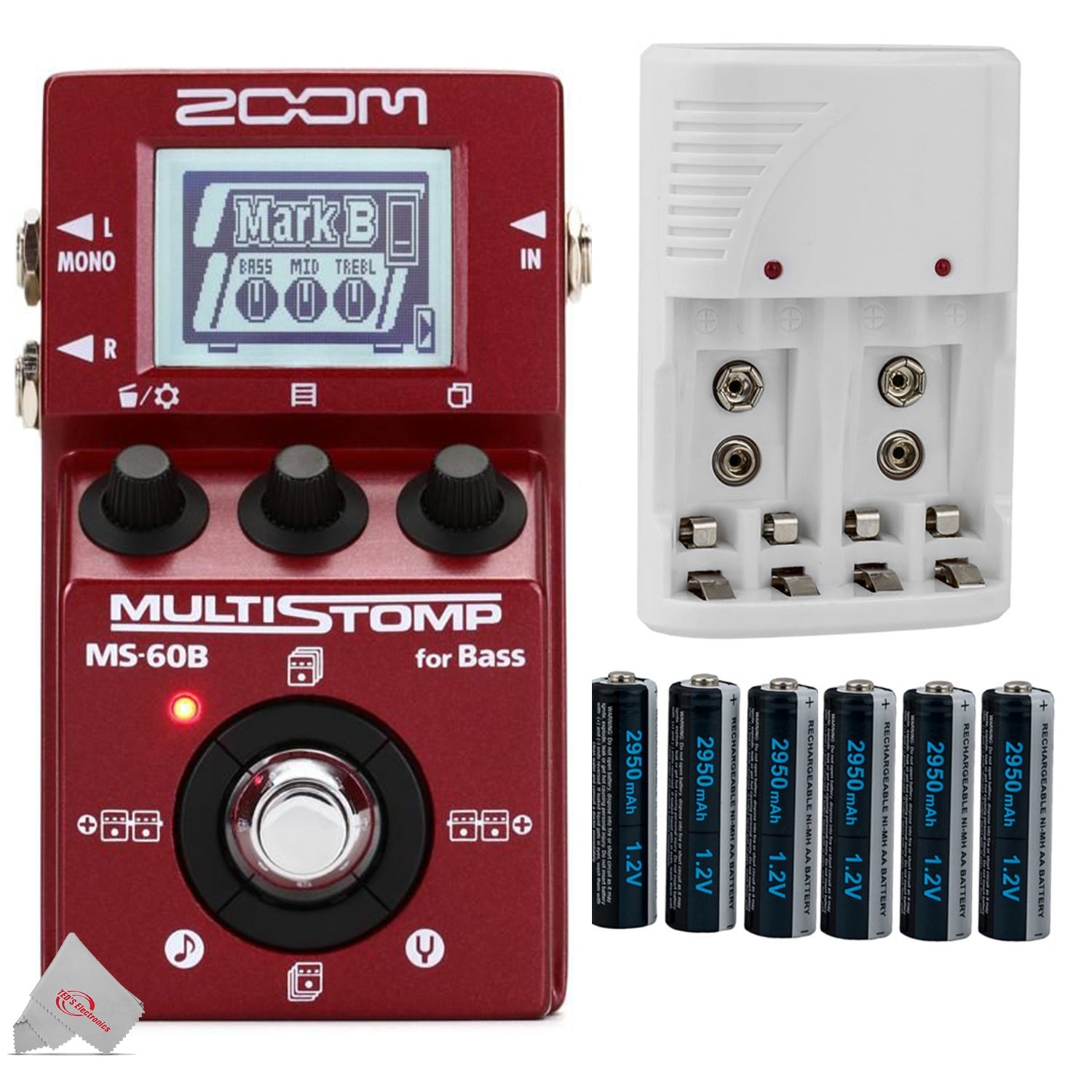zoom MULTI STOMP MS-60B for Bass