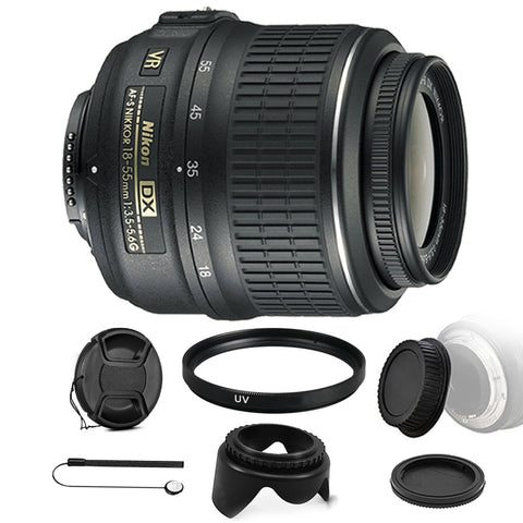 Nikon Af P Dx Nikkor 18 55mm F 3 5 5 6g Vr Lens With Accessory Bundle The Teds Store