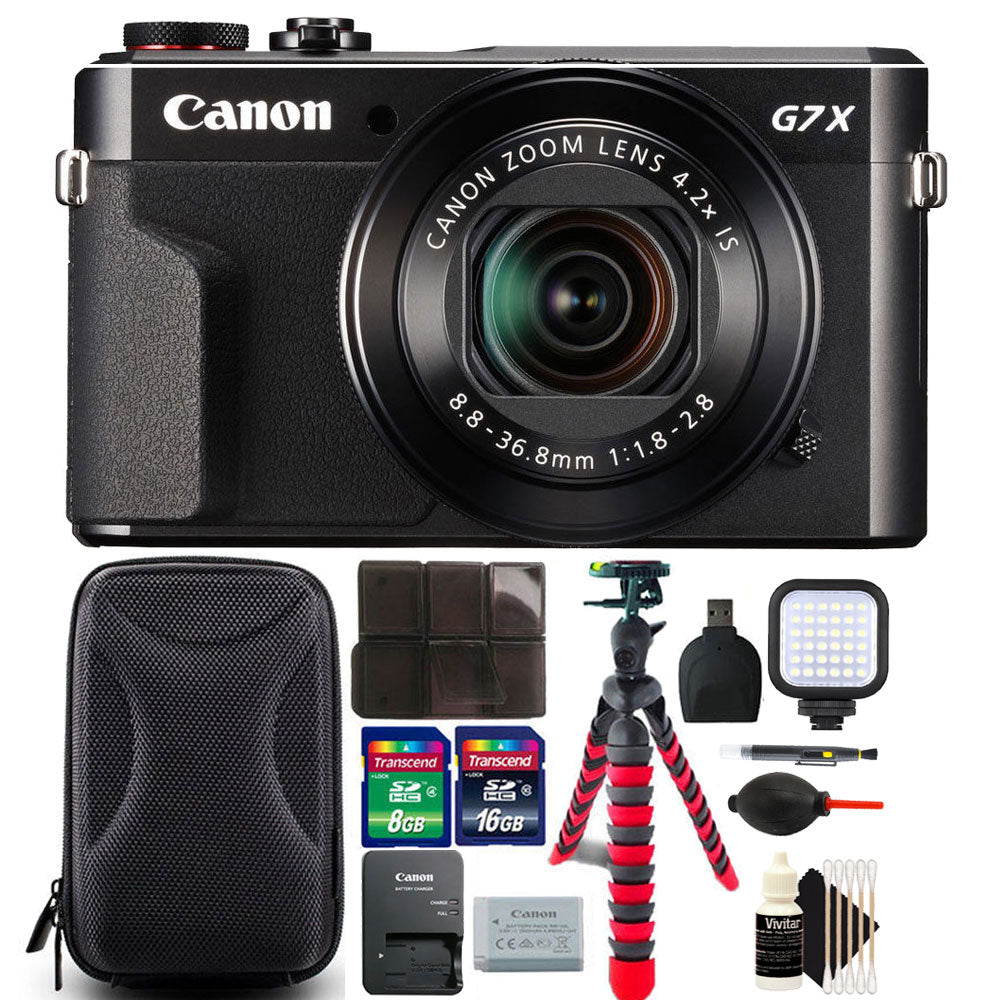 Canon PowerShot G7x Mark II 20.1MP Digital Camera 4.2x Optical Zoom wi