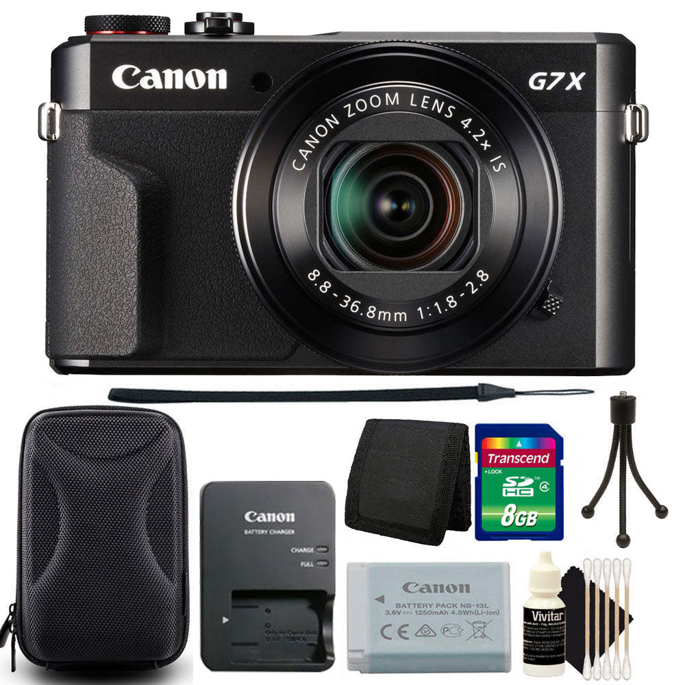 Canon PowerShot G7x Mark II 20.1MP Digital Camera with Accessory Kit