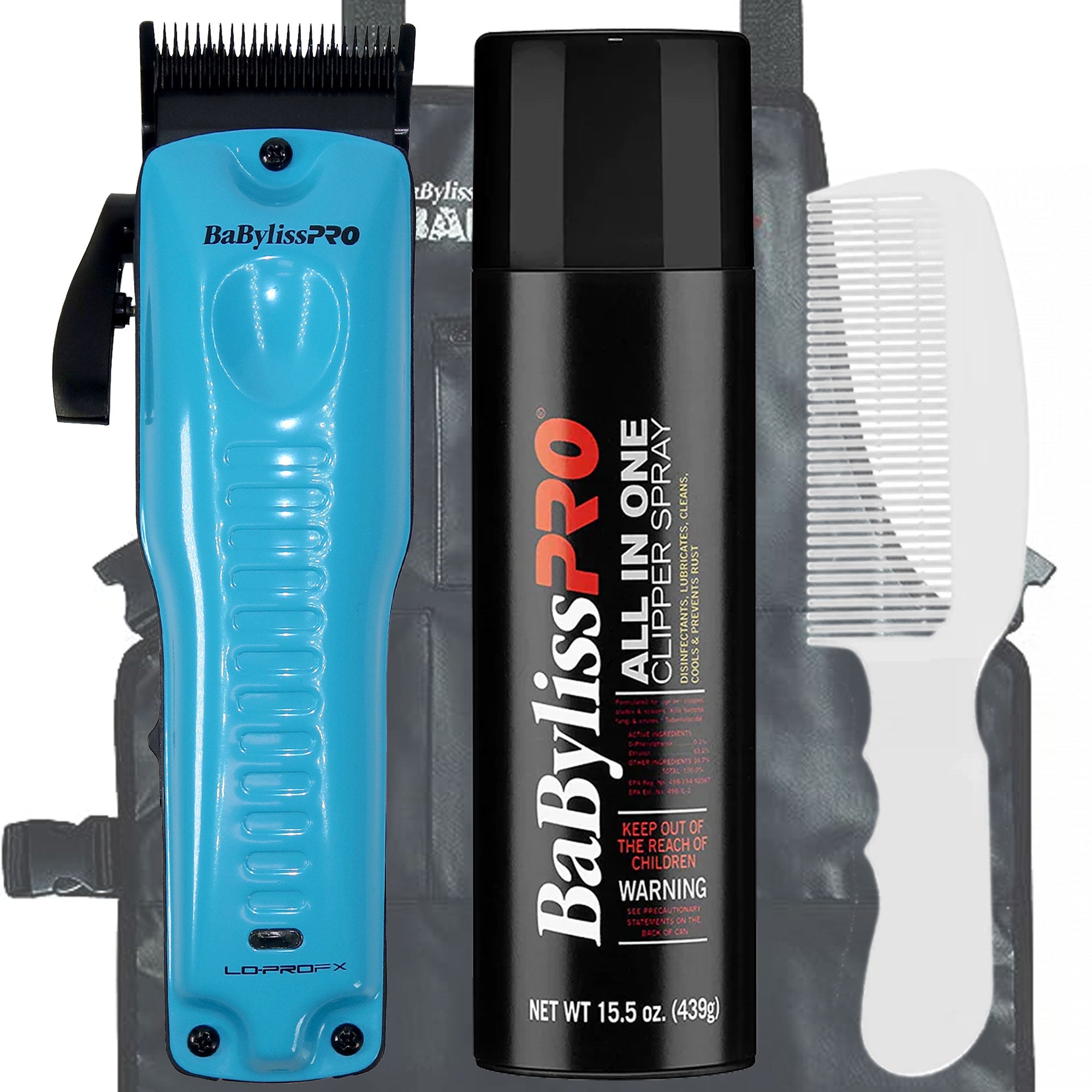 Babyliss Pro Influencer Limited Edition LO-PROFX Cordless Clipper (Nicole Renae) #FX825BI Barber Accessory Bundle