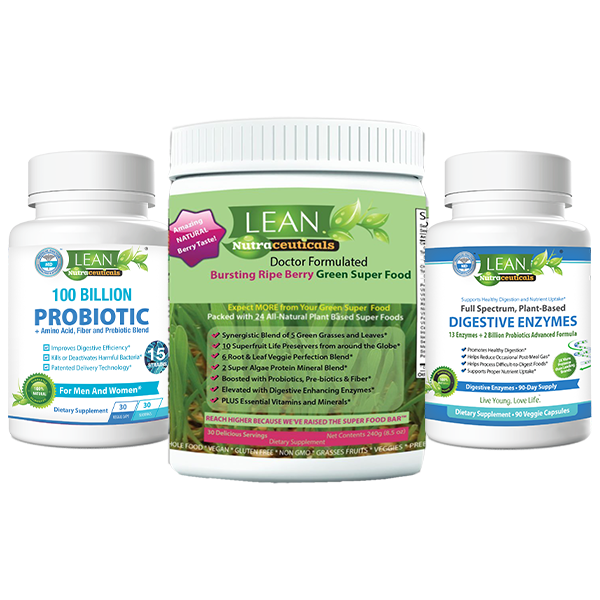 digestive enzymens with probiotics and prebiotic and probiotic supplements for digestive health