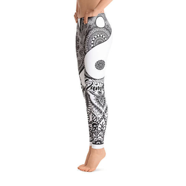 Yin & Yang Mandala Yoga Leggings