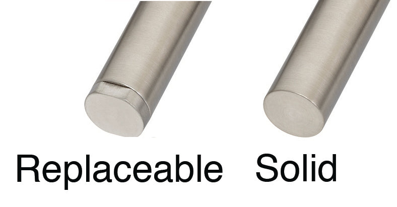 Replaceable vs. Solid Tips