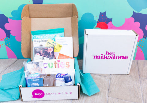 Pregnancy Sample Box from Hey Milestone