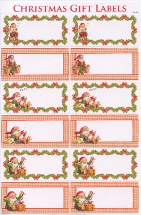 God Jul Gift Labels