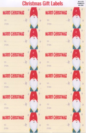 Gnome Tomte Christmas Stickers – Gift Chalet