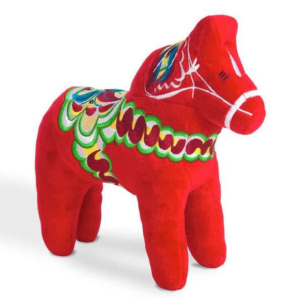 Plush Dala Horse Stuffed Animal - Gift Chalet product image