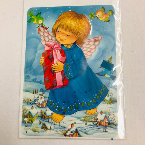 Angel Advent Calendar card Gift Chalet