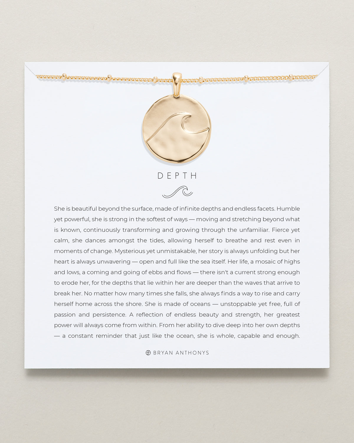 Pause Necklace - Silver by Bryan Anthonys | Giving Tree Gallery