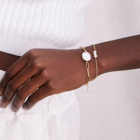 Model wearing Bryan Anthonys bracelets