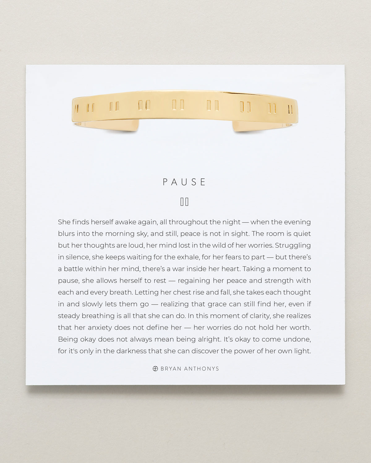 Pause Necklace | Bryan Anthonys – Piper and Dune
