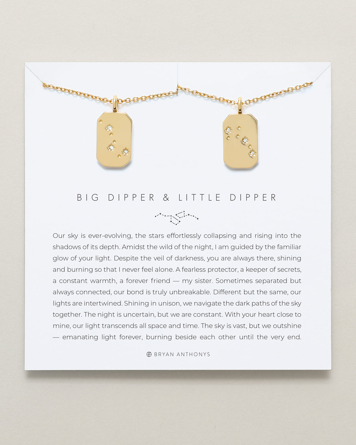 big dipper little dipper jewelry