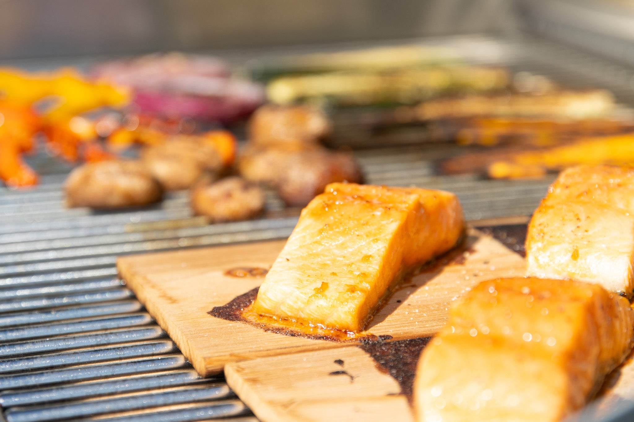 cedar plank salmon