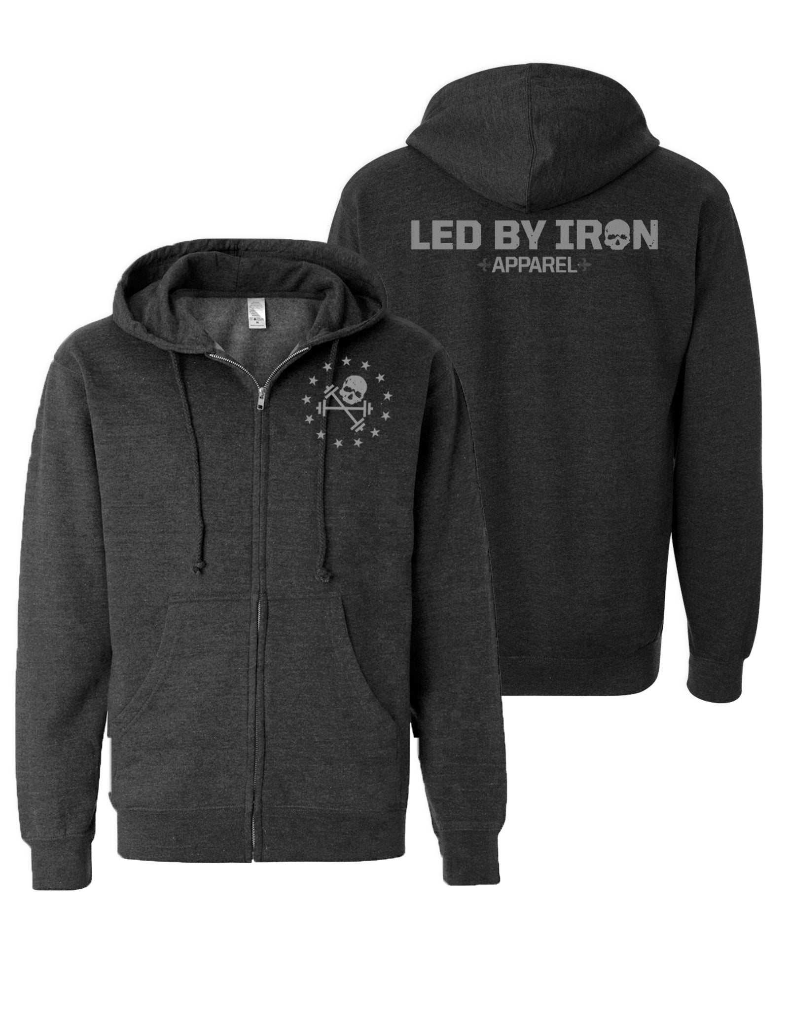 Download Zip Up Hoodie - Led by Iron Apparel