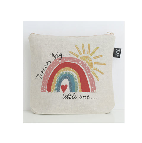 large rainbow pillow