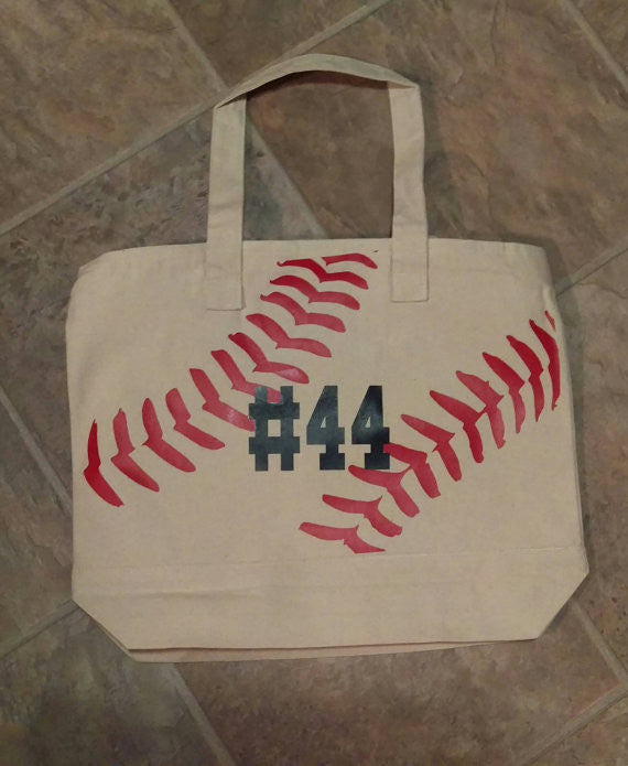 baseball canvas bag