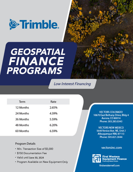 Trimble First Western Equipment Financing Rates