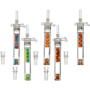 TXNC27 5″ Toxic Wigwag Nectar Collector - LA Vapor Inc