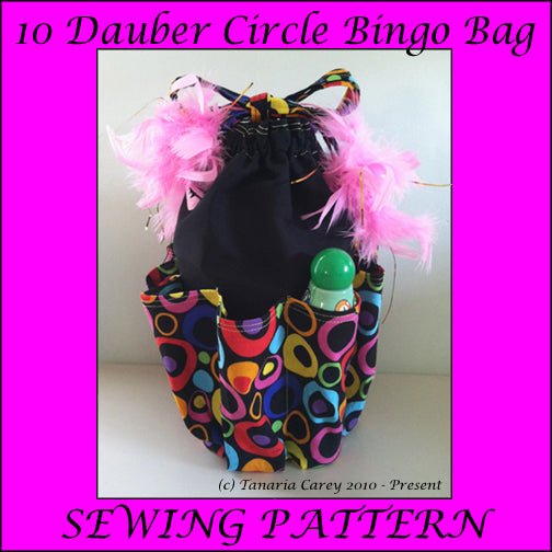 FREE BINGO BAG SEWING PATTERN CIRCLE 10 DAUBER PRINTABLE PDF