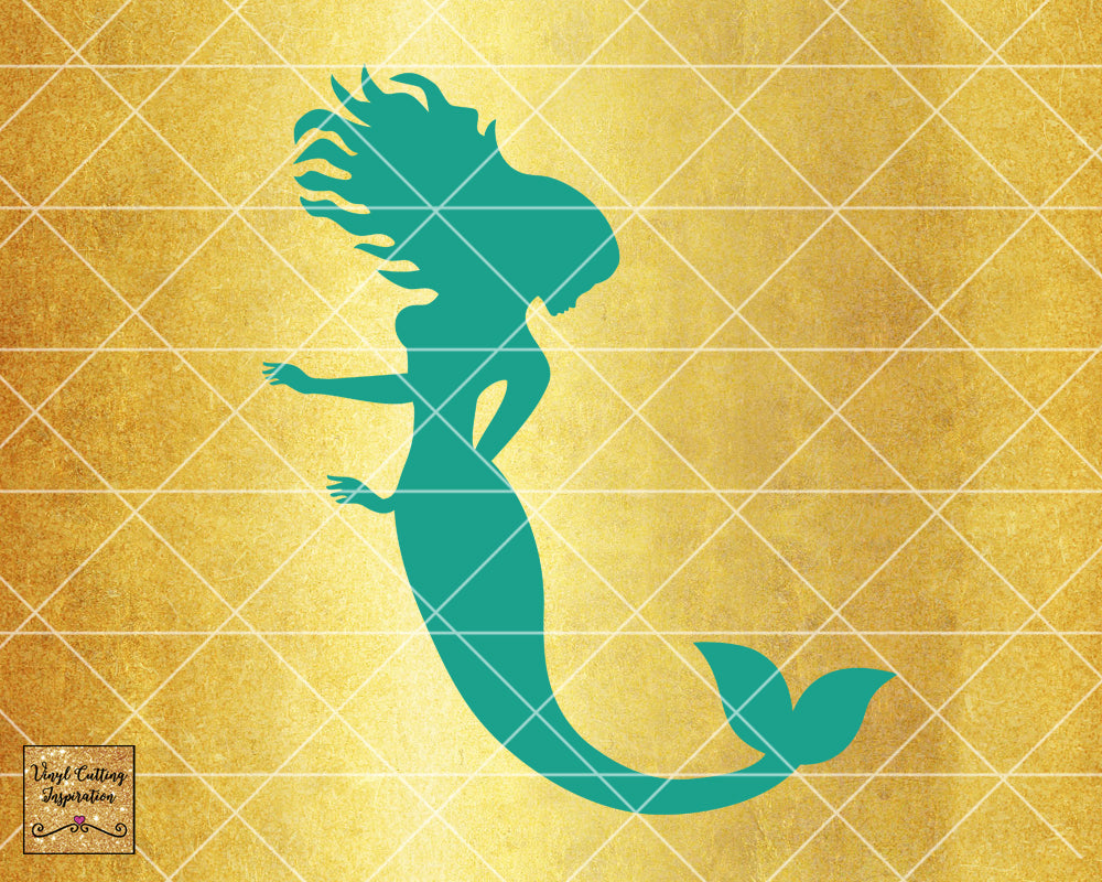 Free Free 338 Silhouette Mermaid Tail Svg SVG PNG EPS DXF File