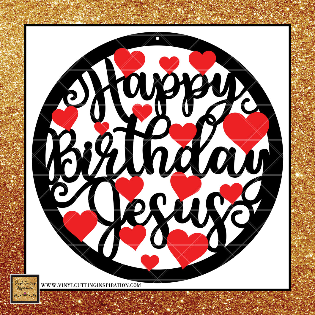 Download Happy Birthday Jesus Svg Cutting Files For Cricut Silhouette Svg Dxf Eps Ai Jpeg Png Vinyl Cutting Inspiration